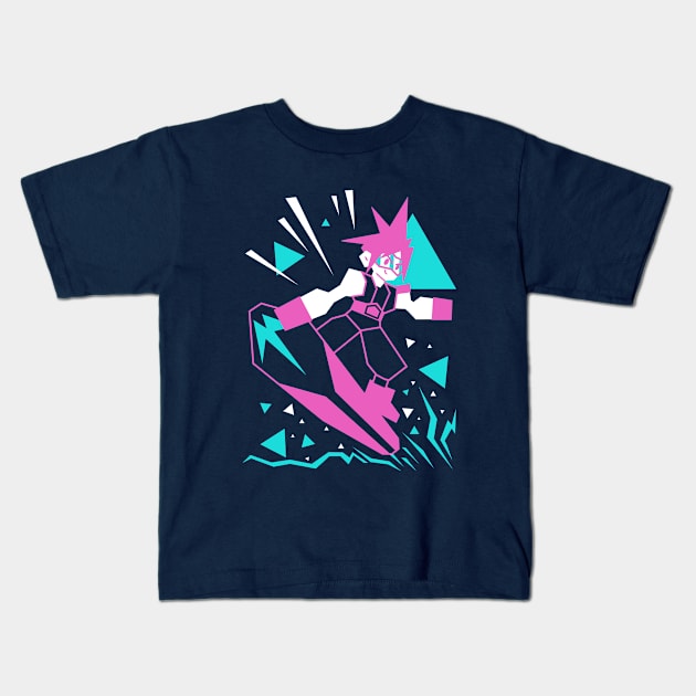 RPG Snowboarding Kids T-Shirt by Jaime Ugarte